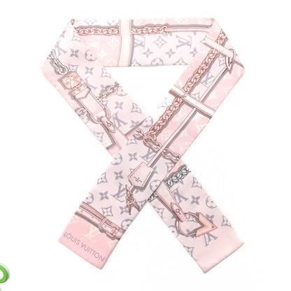 Louis Vuitton Silk Monogram Confidential Bandeau Light Pink 1 of 3