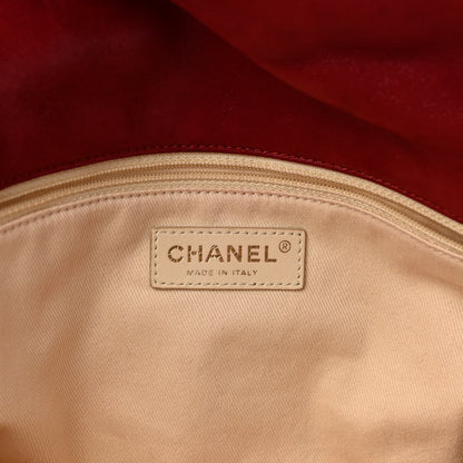 Chanel Iridescent Calfskin Large Chic Quilt Flap Red 6 of 10