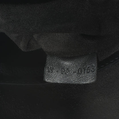 Celine Drummed Leather Large Phantom Luggage Black 9 of 9