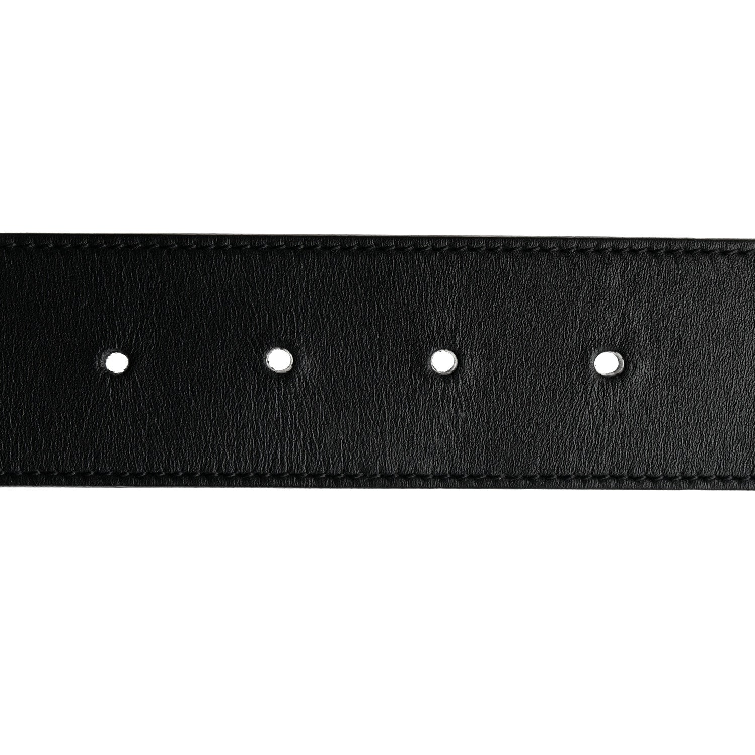 Gucci Calfskin Crystal Double G 40mm Belt 85 34 Black 5 of 5