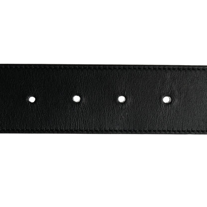 Gucci Calfskin Crystal Double G 40mm Belt 85 34 Black 5 of 5