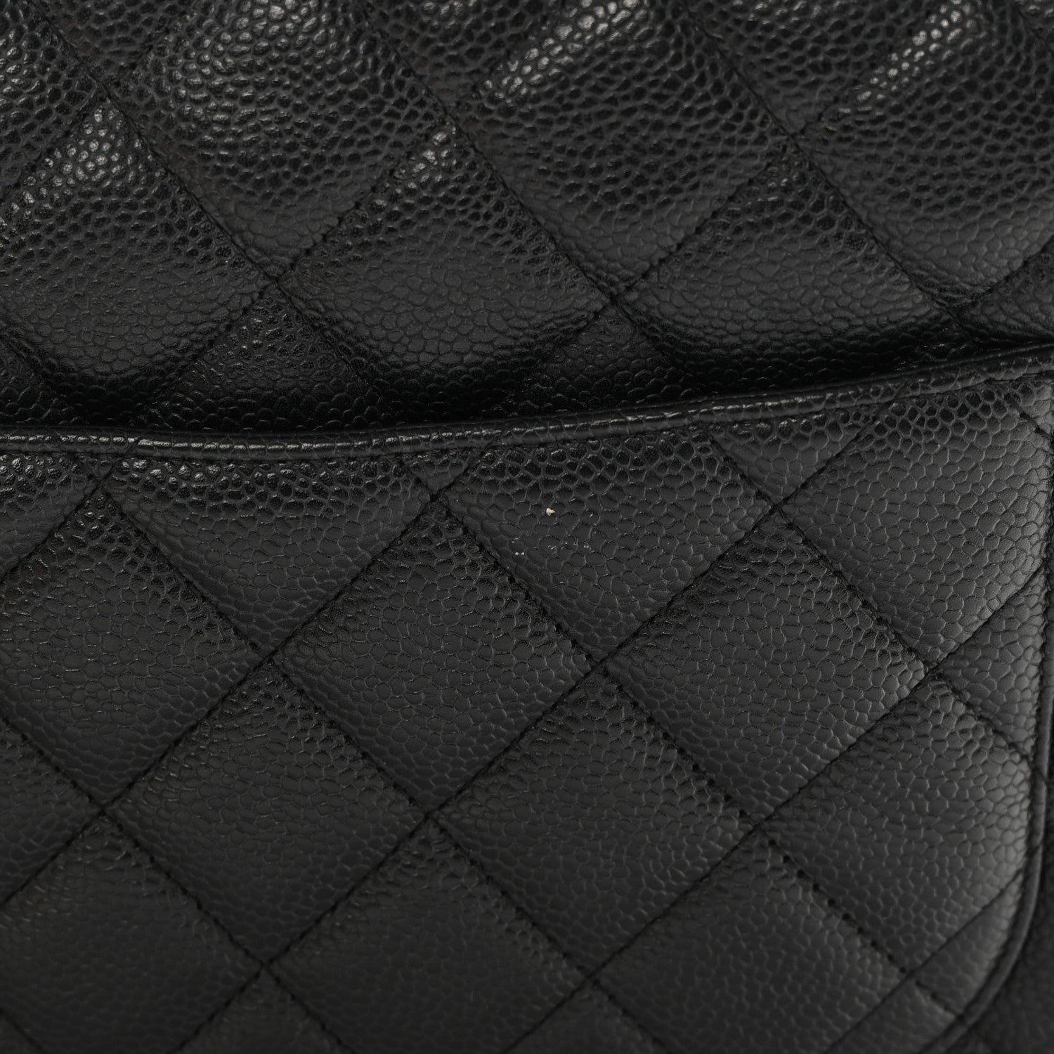 Chanel Caviar Quilted Jumbo Single Flap Black 16 of 18