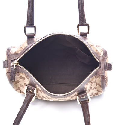Gucci Monogram Small Abbey Boston Dark Brown 5 of 19