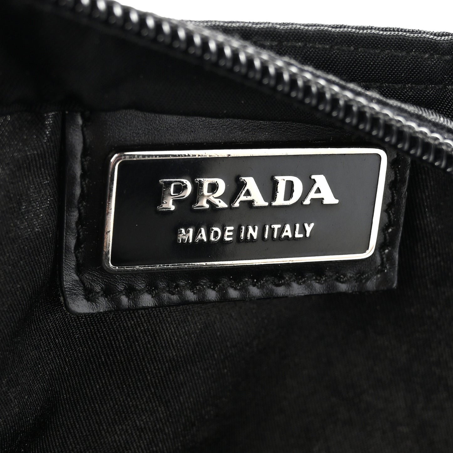 Nylon Vela Flat Messenger Bag Black