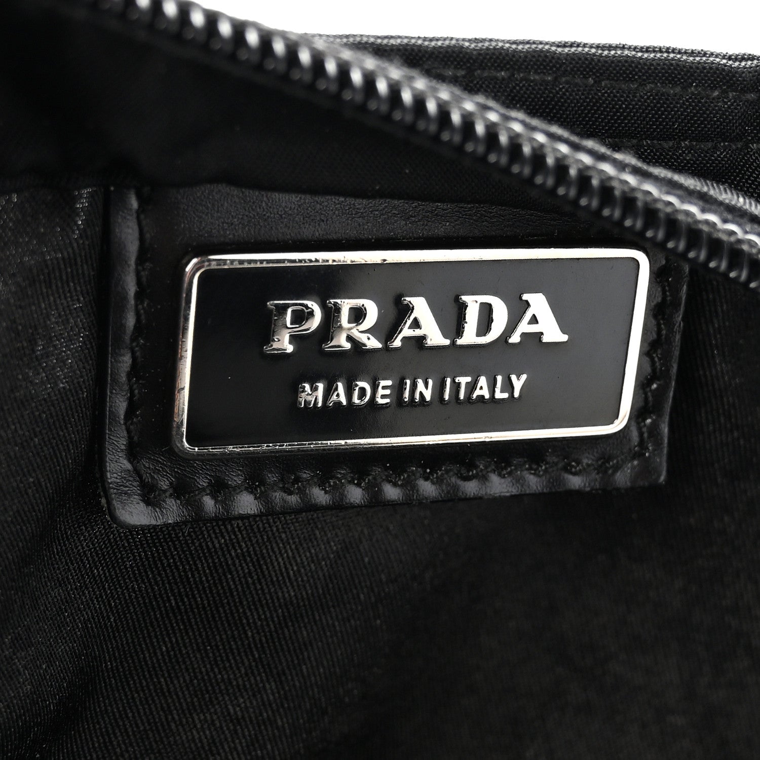 Prada Nylon Vela Flat Messenger Bag Black 6 of 9
