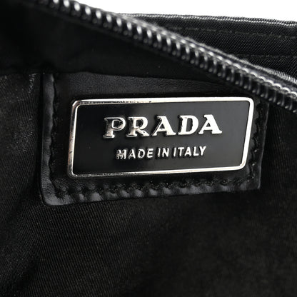 Prada Nylon Vela Flat Messenger Bag Black 6 of 9