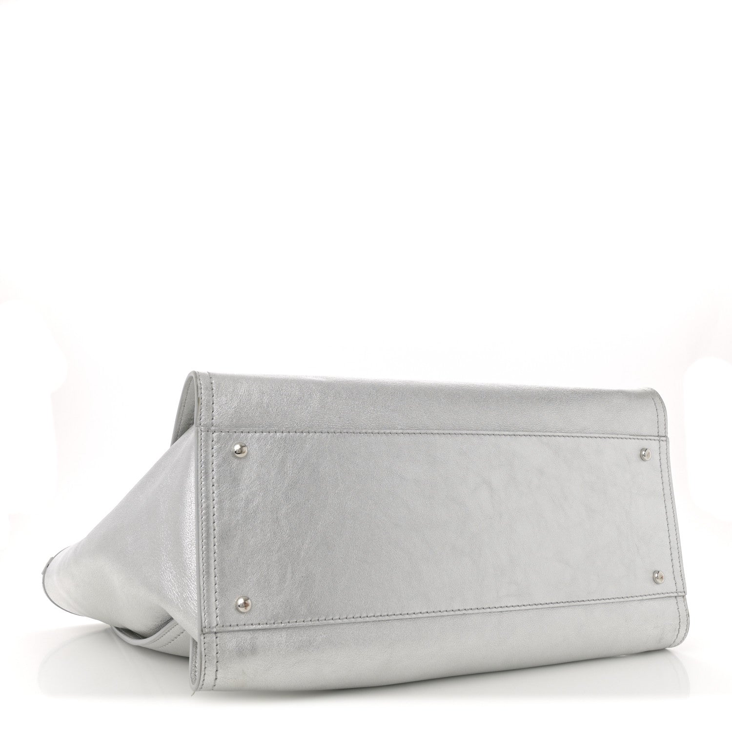 Chanel Metallic Calfskin Medium Deauville Tote Silver 6 of 27