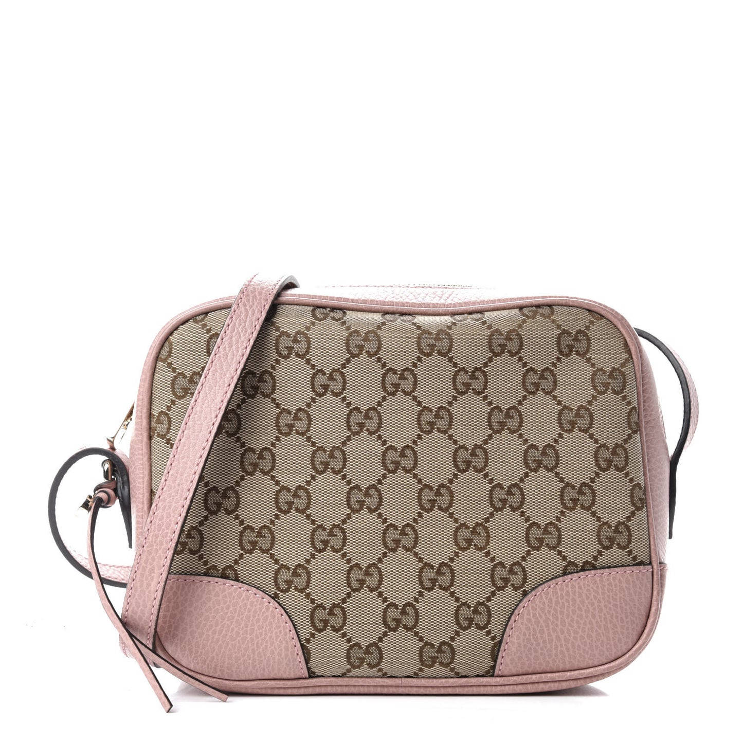 Monogram Mini Bree Messenger Bag Beige Soft Pink