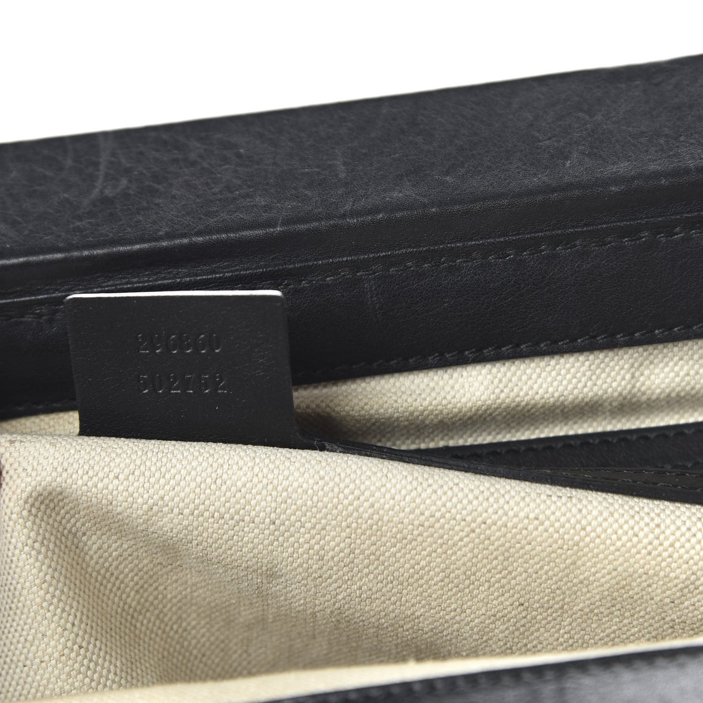 Calfskin Bold Bamboo Medium Top Handle Bag Black