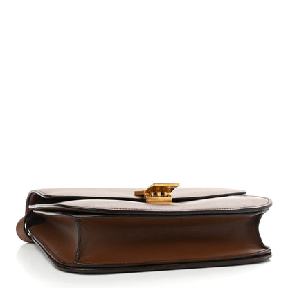 Celine Smooth Calfskin Medium Classic Box Flap Bag Camel 3 of 17
