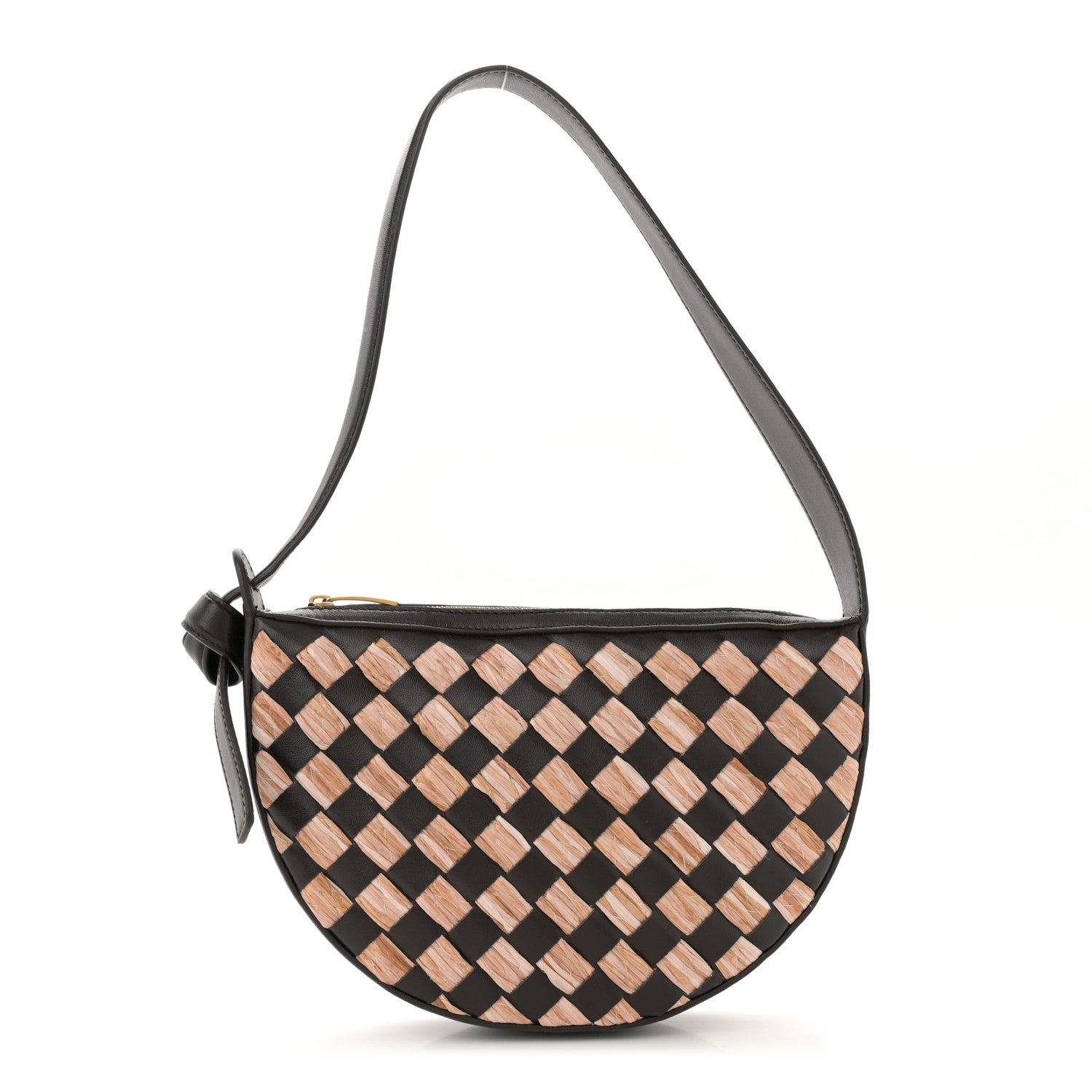 Bottega Veneta Nappa Raffia Intrecciato Sunrise Fondant Natural 1 of 10