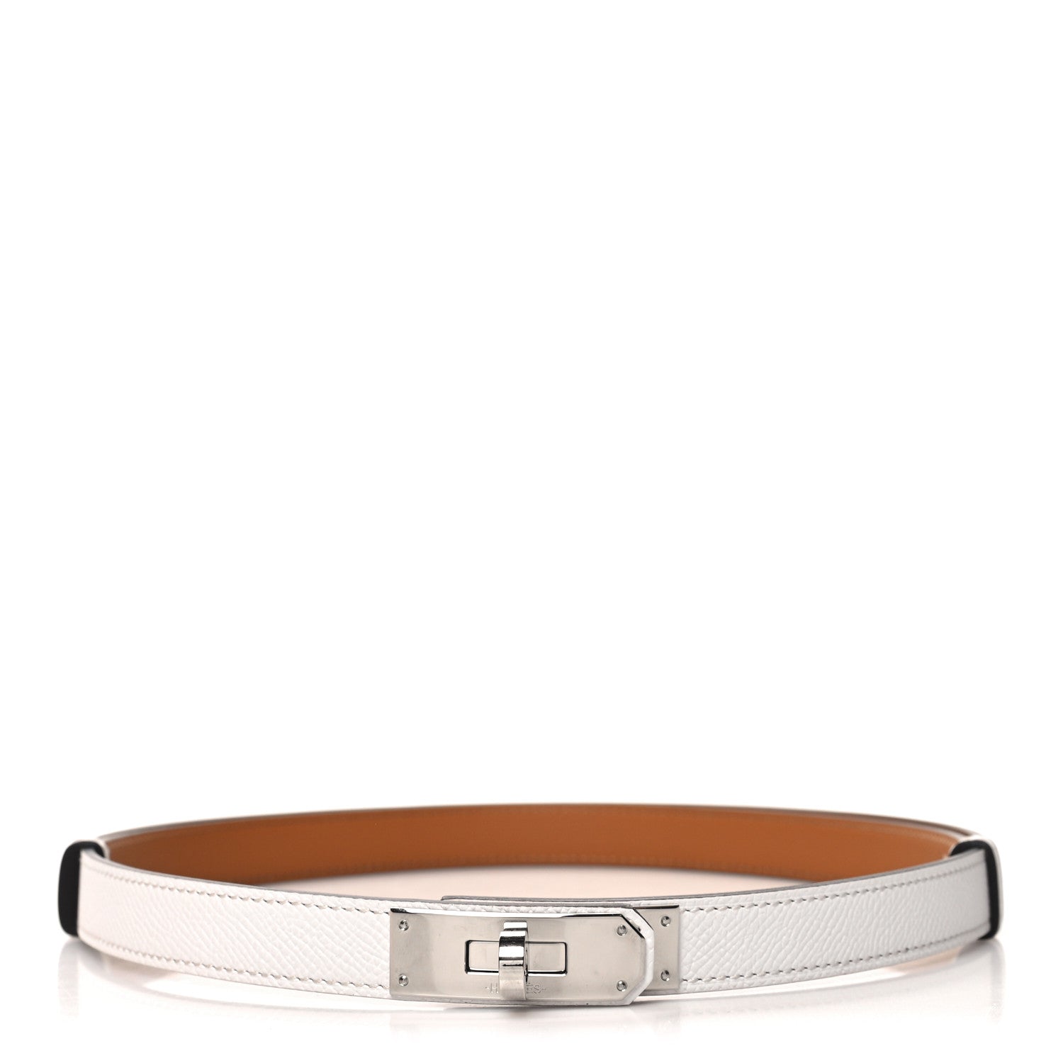 Hermes Epsom Kelly Belt White 1 of 4