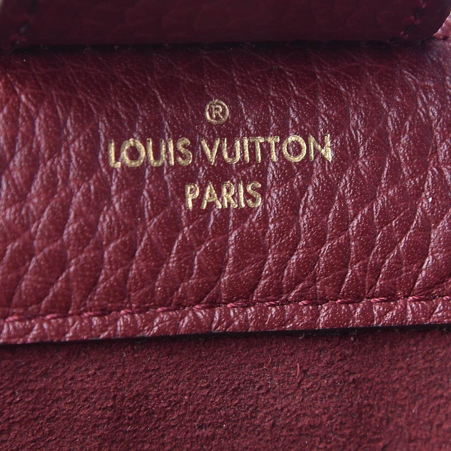 Louis Vuitton Damier Ebene Cuir Taurillon Brittany Bordeaux 7 of 11