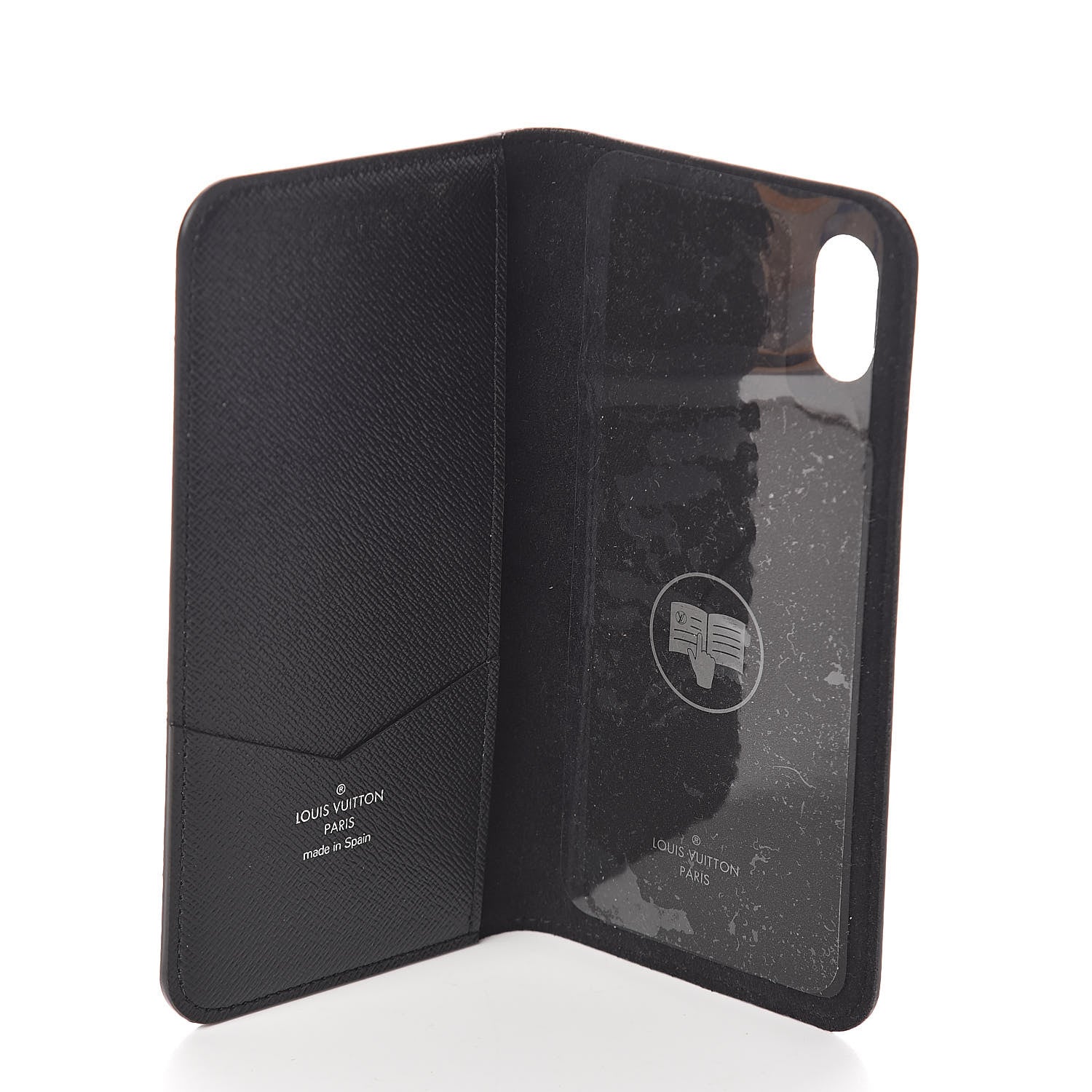 Louis Vuitton Monogram Eclipse iPhone XS Max Folio Case 5 of 7