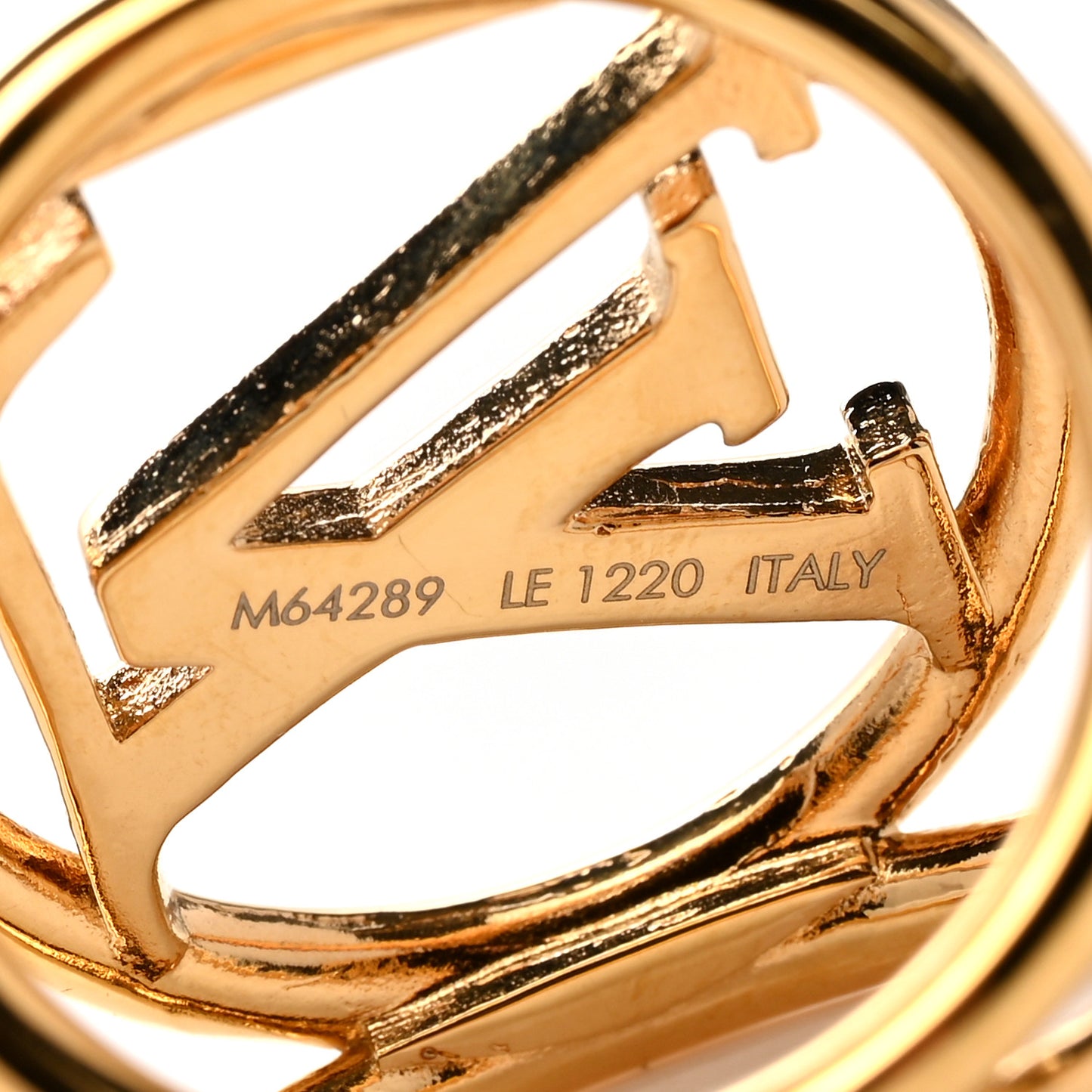 Louise Scarf Ring Holder Gold