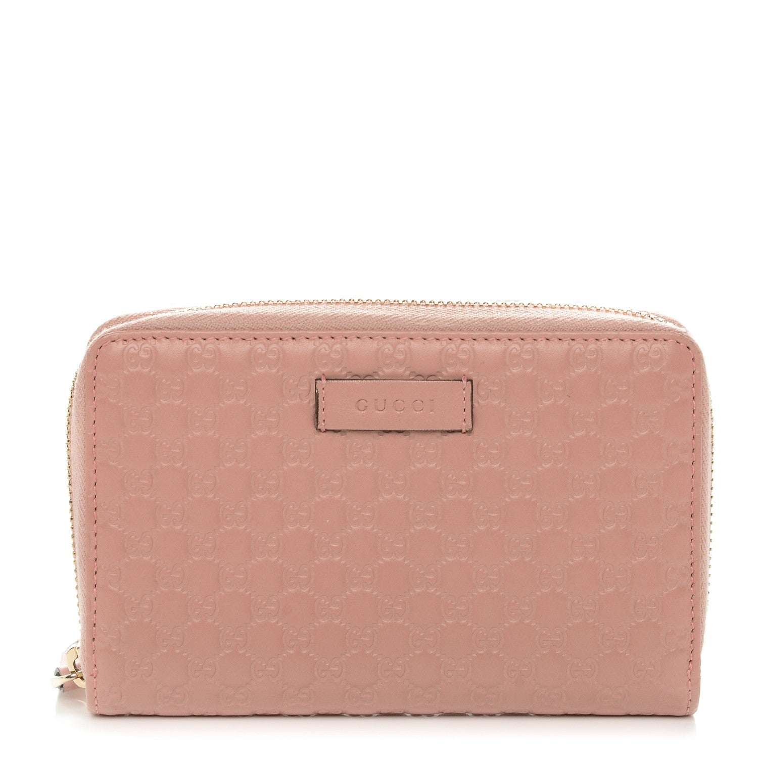 Gucci Soft Microguccissima Zip Around Organizer Wallet Soft Pink 1 of 6