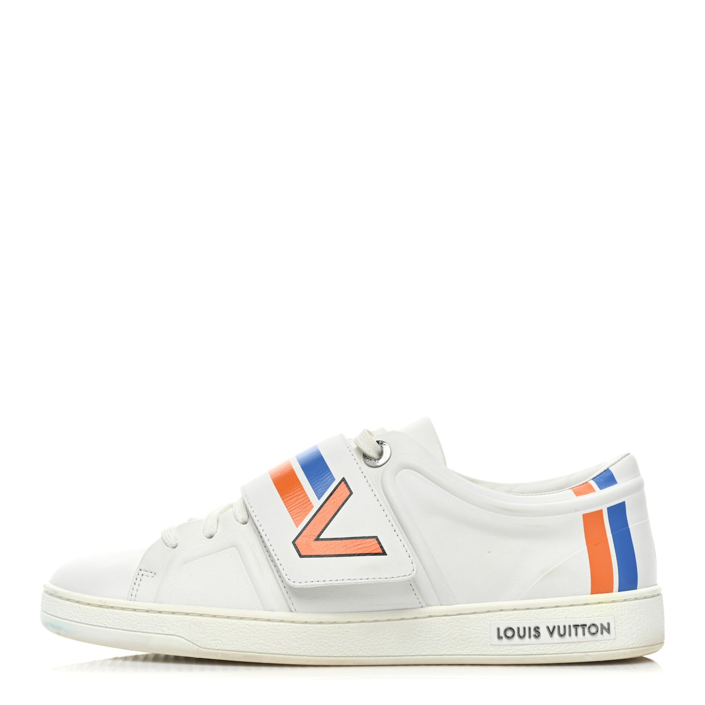 Calfskin Womens Frontrow Sneakers 37.5 White