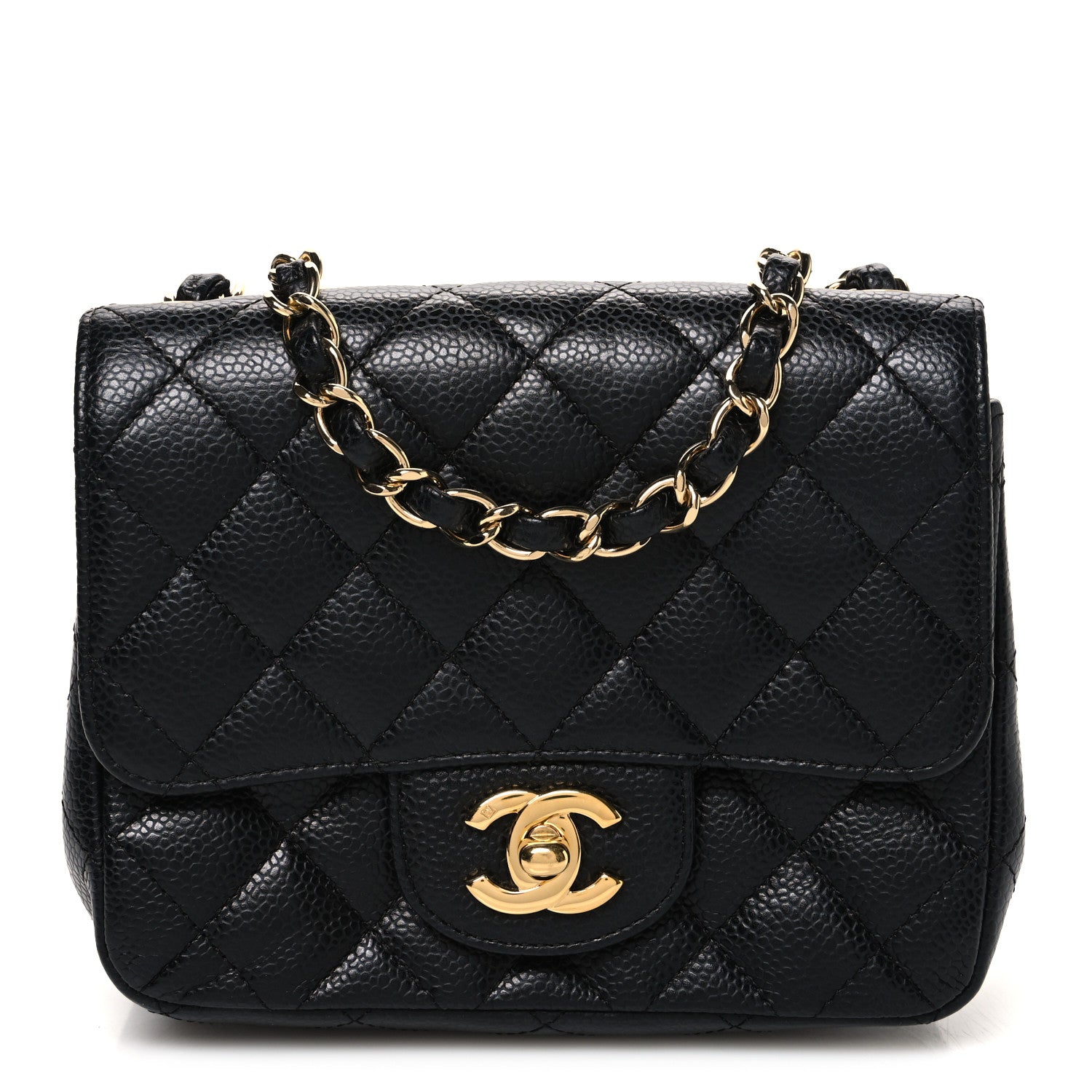 Chanel Caviar Quilted Mini Square Flap Black 1 of 11