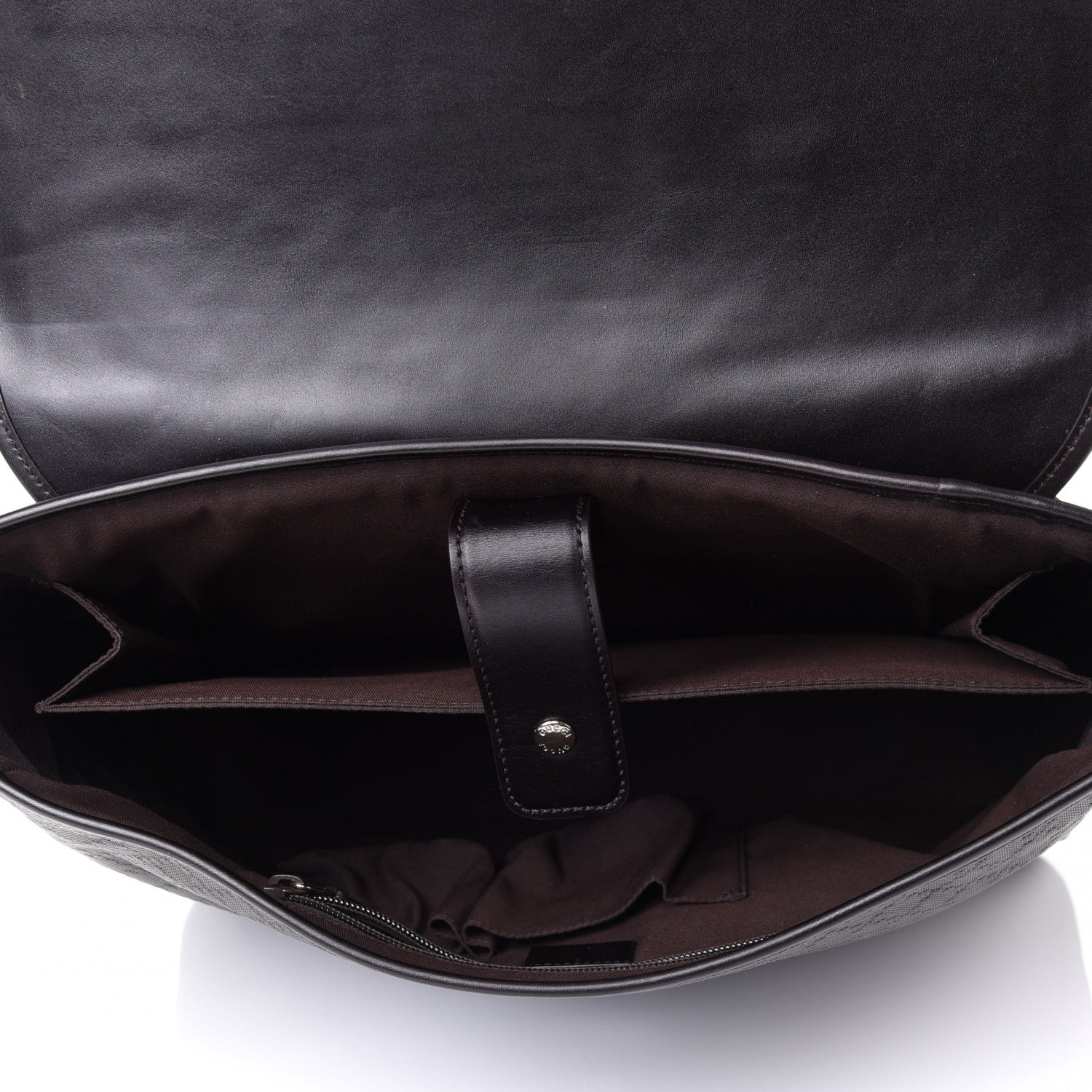 Gucci Bright Diamante Medium Flap Messenger Bag Testa di Moro 4 of 4