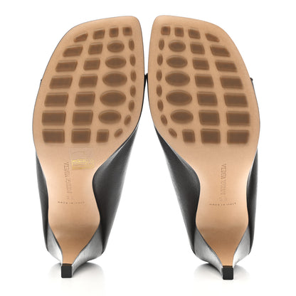 Bottega Veneta Nappa Square Toe Slip-On Mule Sandals 38 Brown 5 of 8