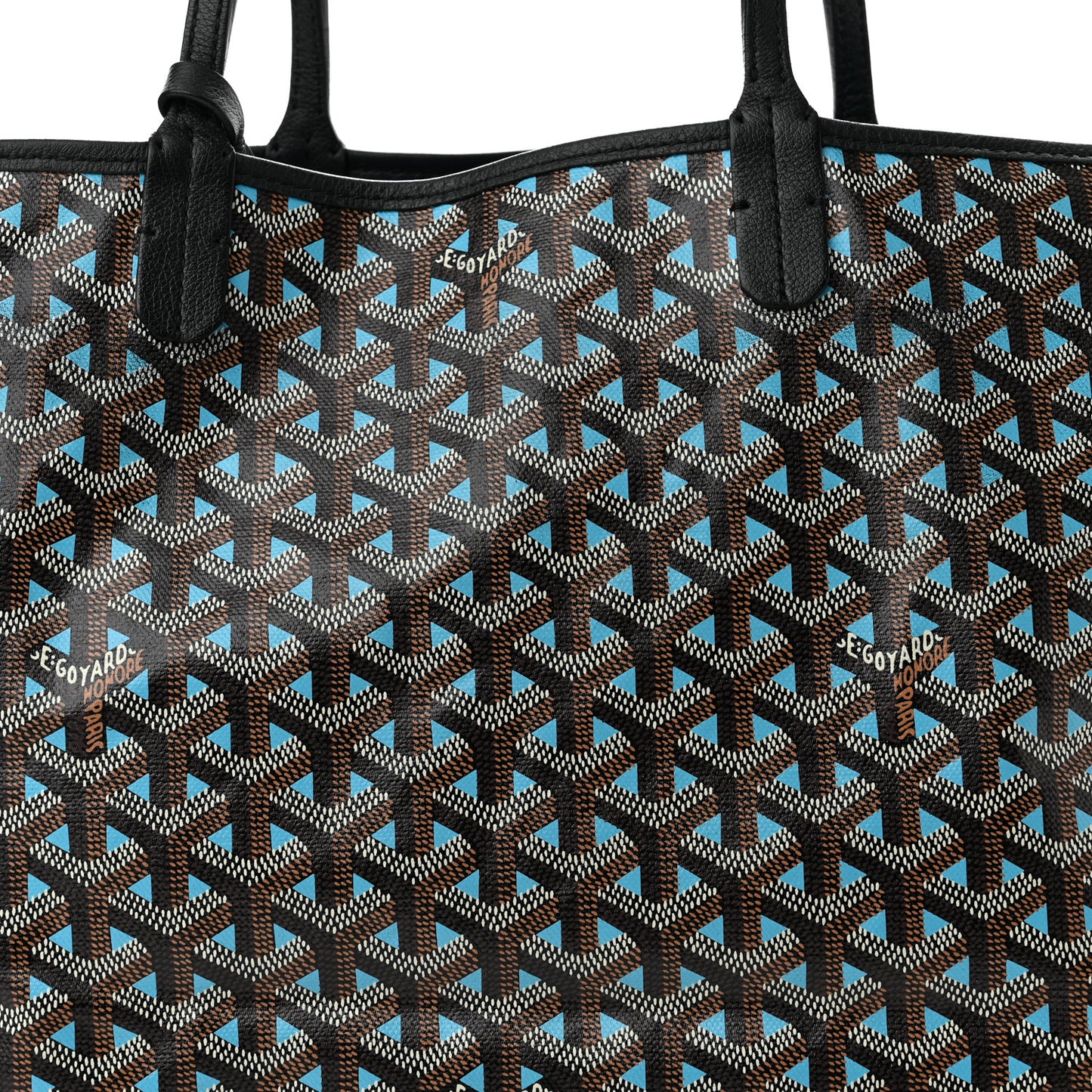 Goyardine Saint Louis Claire Voie PM Black Opaline