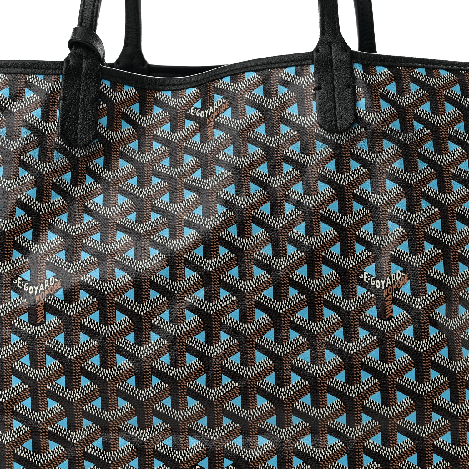 Goyard Goyardine Saint Louis Claire Voie PM Black Opaline 8 of 10