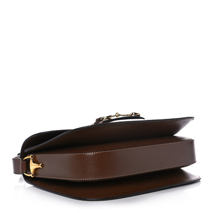 Gucci Azalea Calfskin Horsebit 1955 Shoulder Bag Brown Sugar 4 of 12
