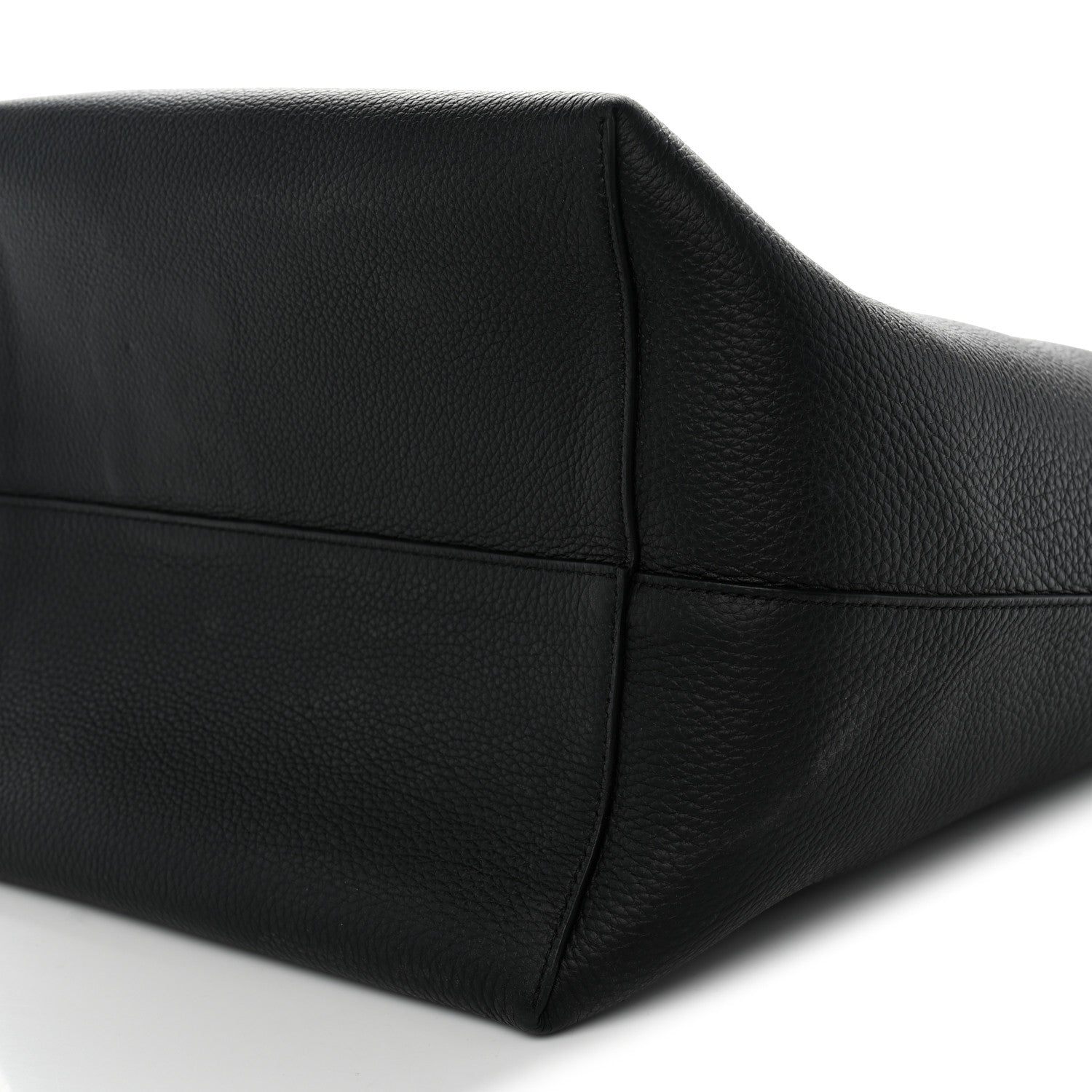 The Row Grained Calfskin Large N/S Park Tote Black 9 of 10