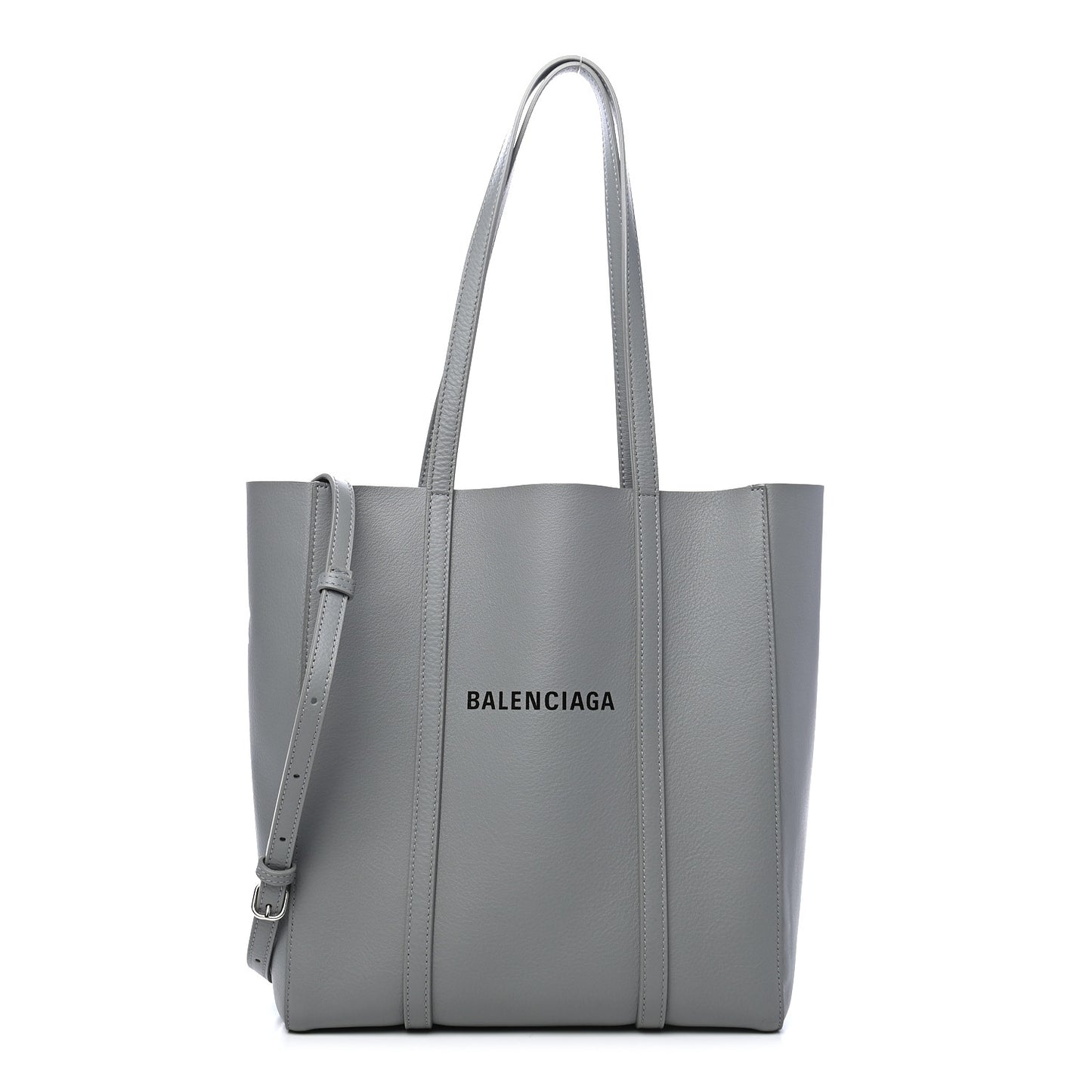 Calfskin XS Everyday Tote Balenciaga Grey Black