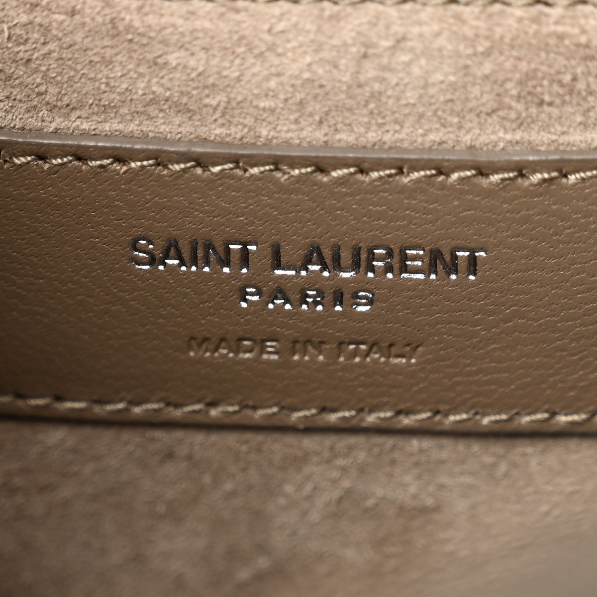 Suede Monogram Book Bag Grey