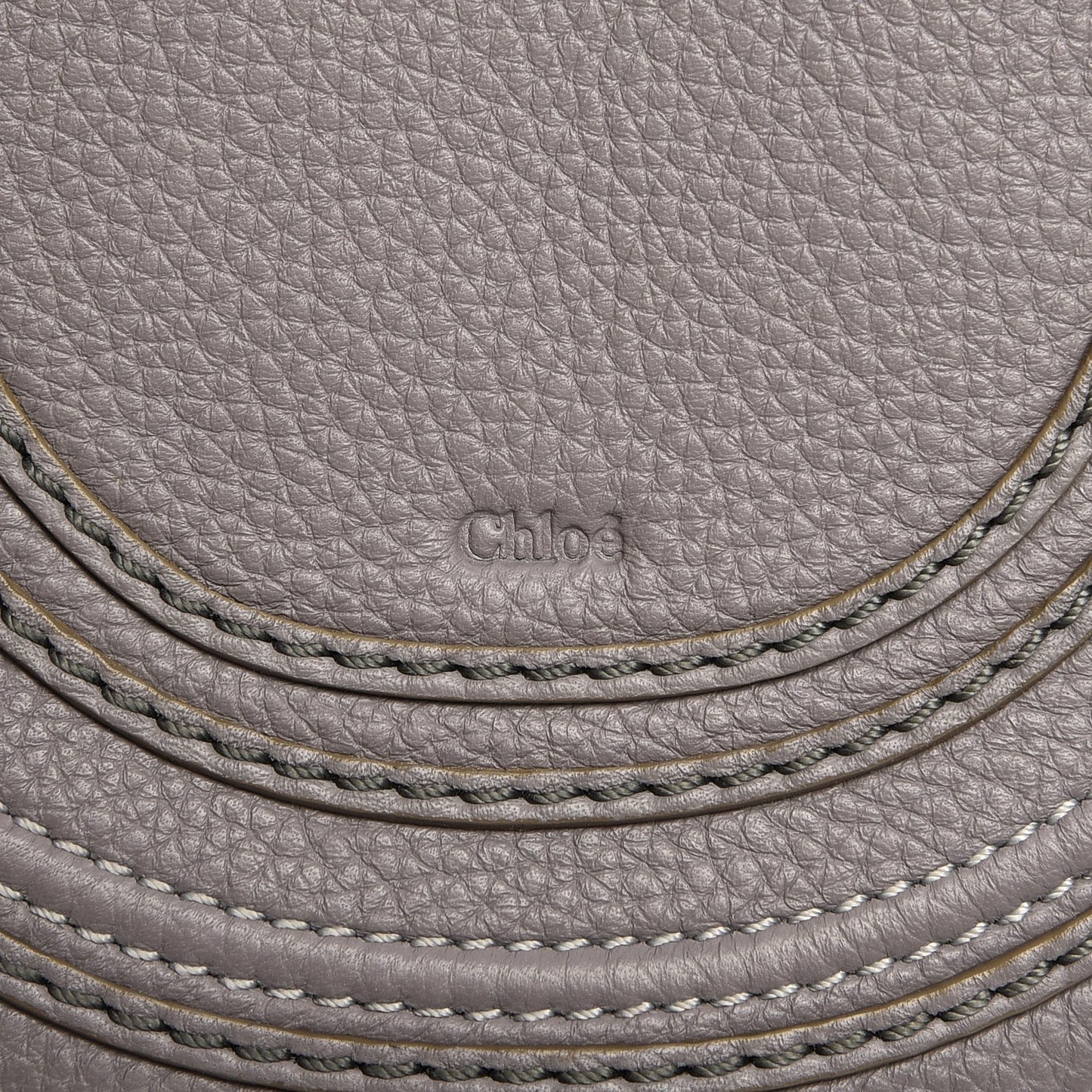 Calfskin Mini Marcie Round Crossbody Bag Cashmere Grey