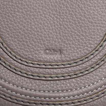 Chloe Calfskin Mini Marcie Round Crossbody Bag Cashmere Grey 7 of 7