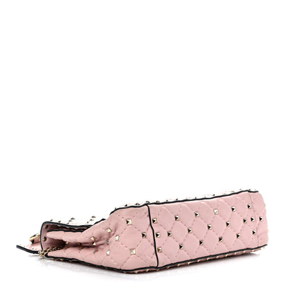 Valentino Garavani Nappa Medium Rockstud Spike Shoulder Bag Water Rose 4 of 10