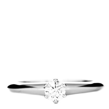 Tiffany Platinum Diamond .24ct Solitaire Engagement Ring 49 5 1 of 6