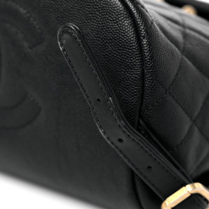 Chanel Caviar Quilted Filigree Backpack Black 11 of 13