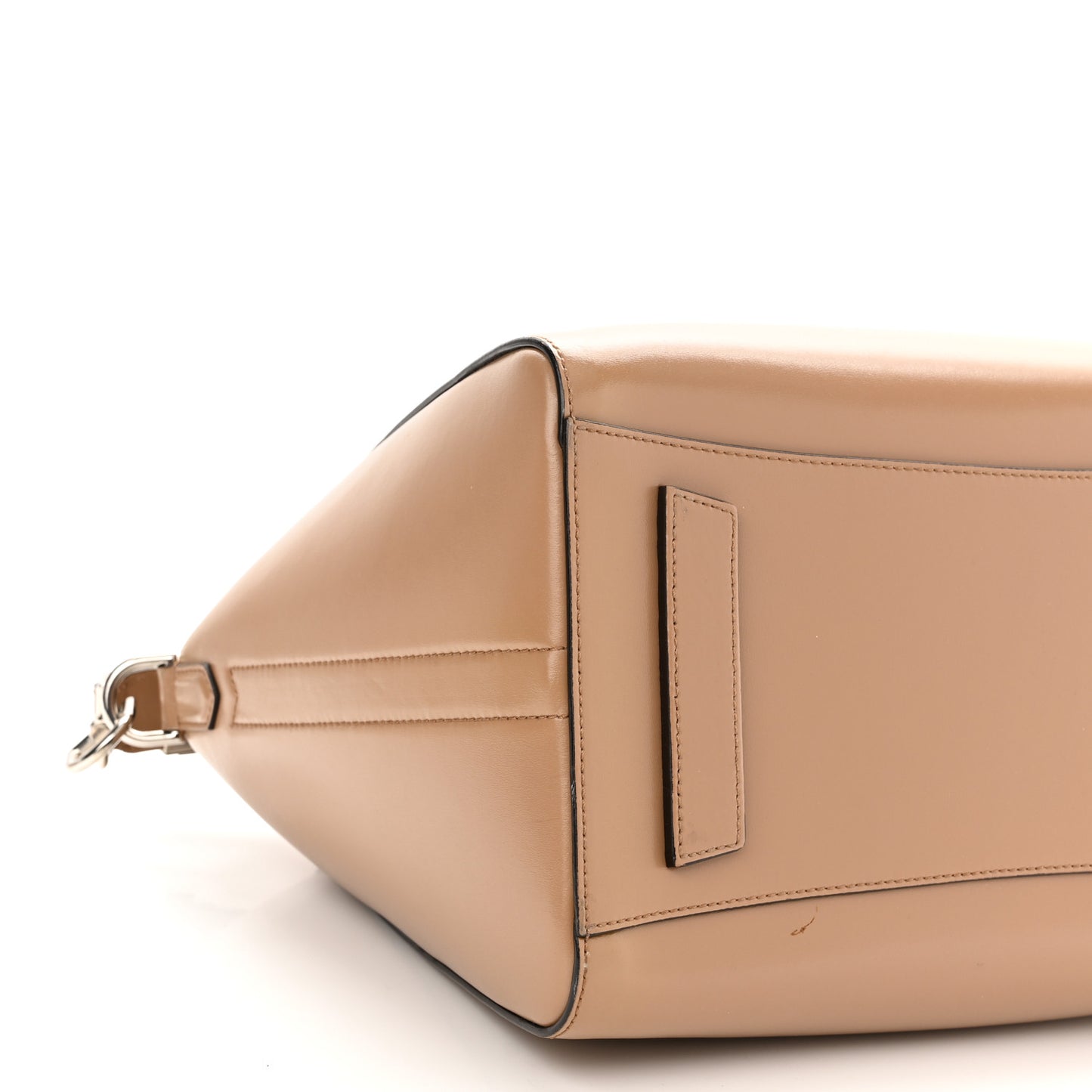 Shiny Lord Calfskin Medium Antigona Dark Beige