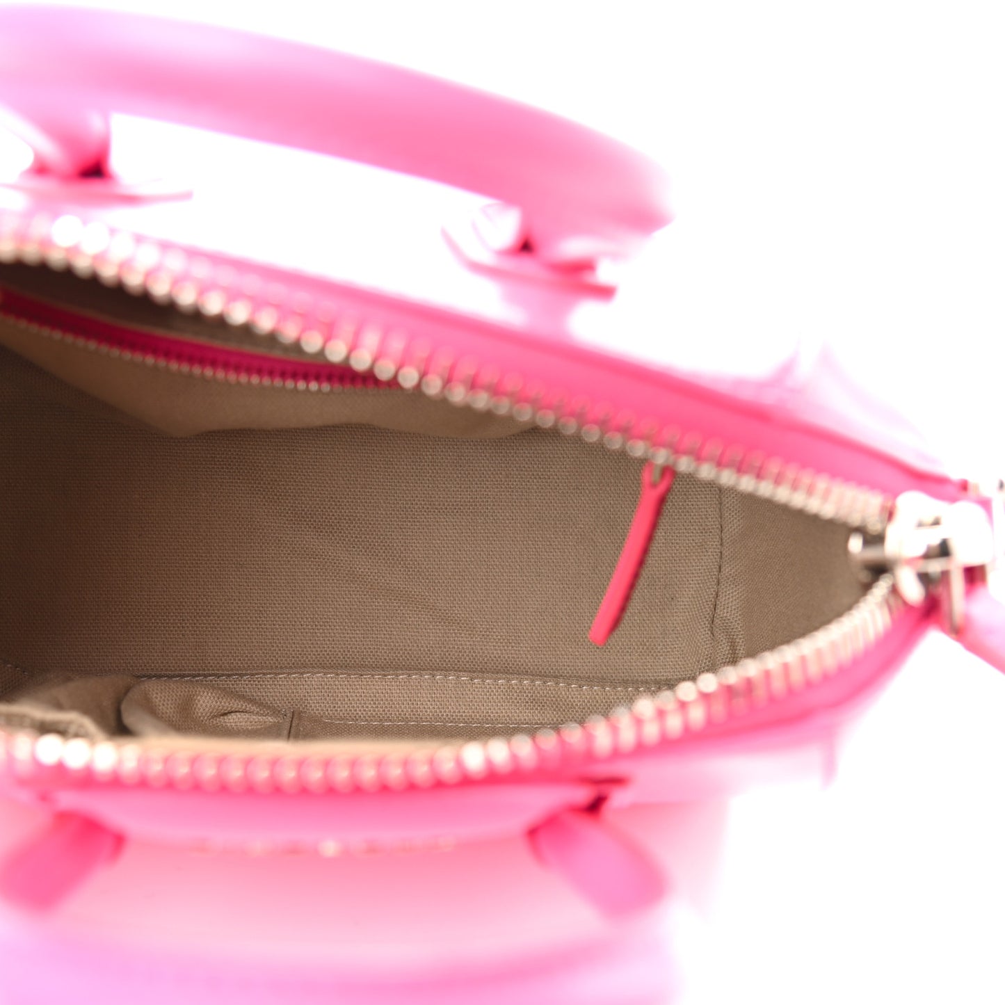 Shiny Lord Calfskin Mini Antigona Shocking Pink