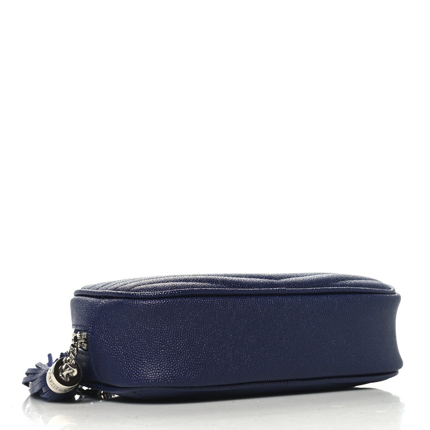 Saint Laurent Grain De Poudre Matelasse Monogram Mini Lou Camera Bag Azure Blue 4 of 10