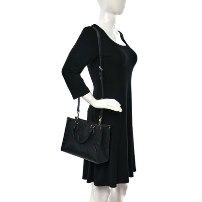 Louis Vuitton Empreinte Monogram Giant Onthego PM Black 2 of 8