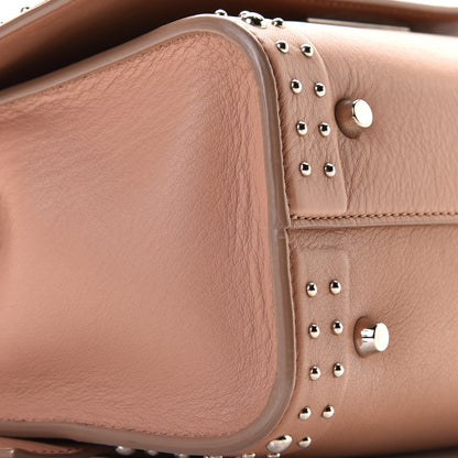 Givenchy Grained Calfskin Studded Mini Shark Lock Satchel Old Pink 11 of 12