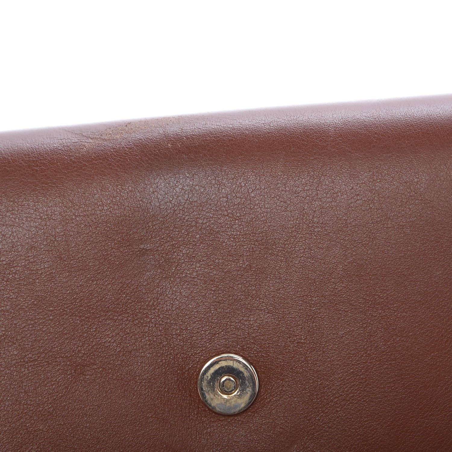Chloe Suede Calfskin Mini Faye Shoulder Bag Tobacco 14 of 14