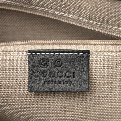 Gucci Soft Microguccissima Small Zippered Satchel Black 6 of 11