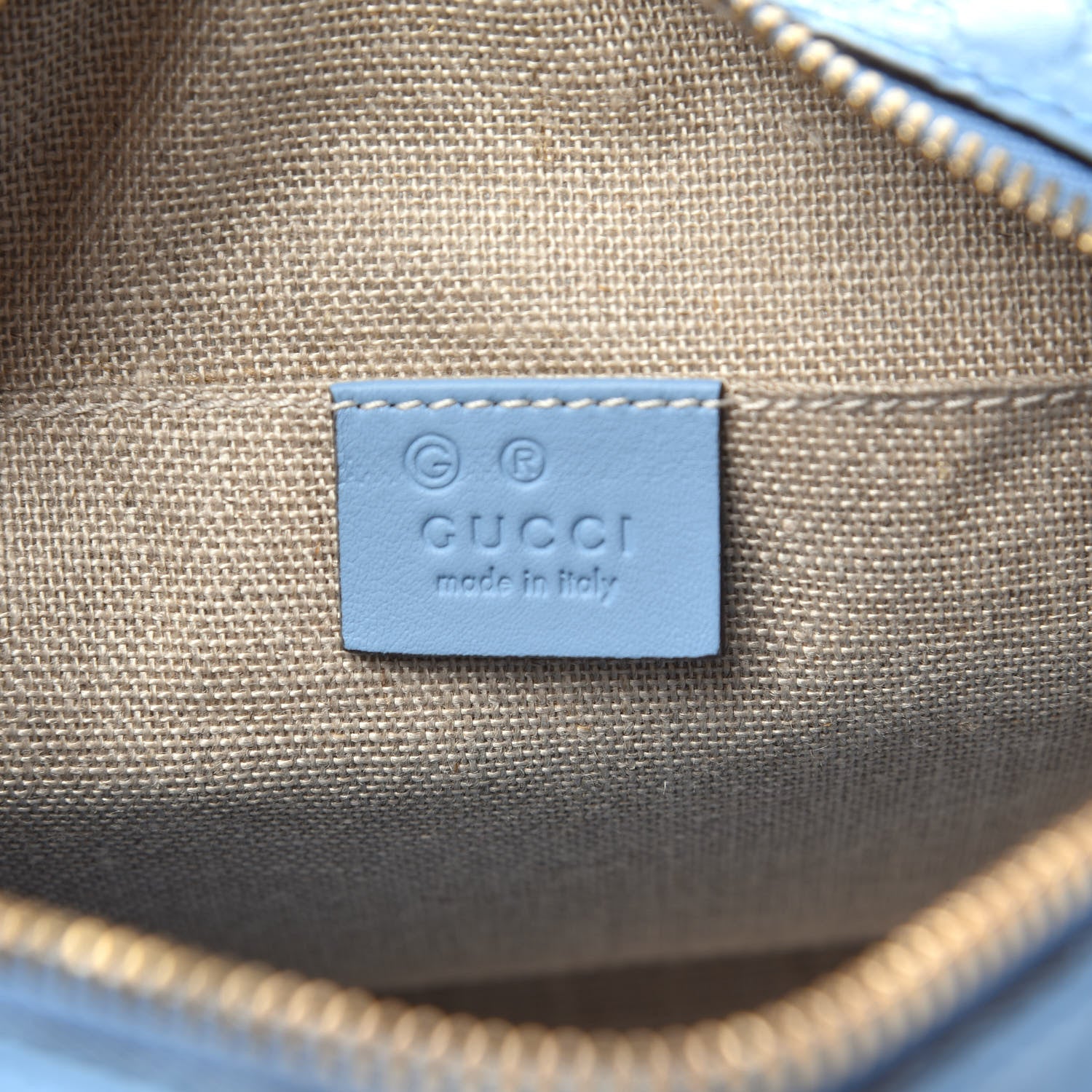 Gucci Microguccissima Mini Bree Messenger Bag Mineral Blue 6 of 9