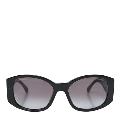 Chanel Acetate CC Logo Sunglasses 5450 Black 2 of 7