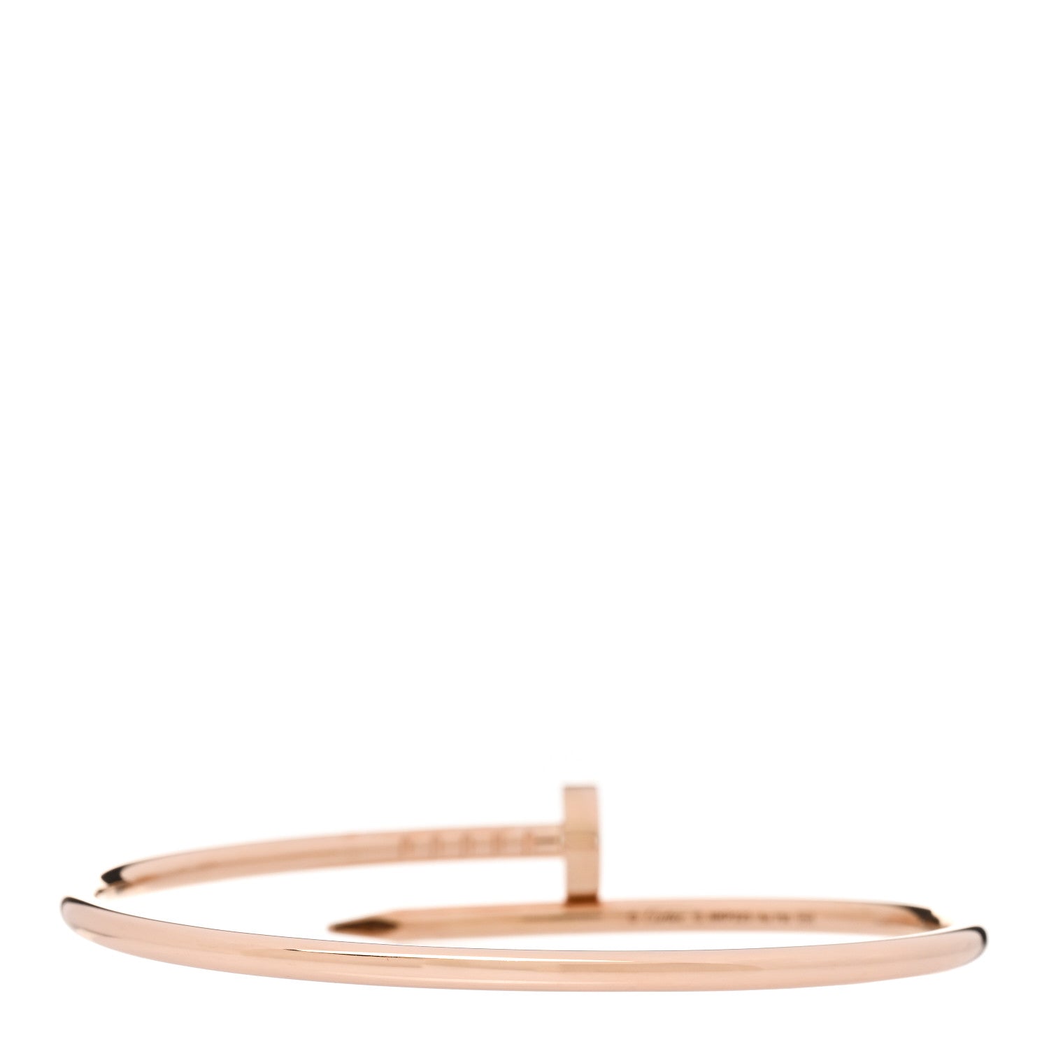 Cartier 18K Pink Gold Small Juste Un Clou Bracelet 15 2 of 4