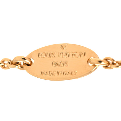 Louis Vuitton Essential V Necklace Gold 5 of 6