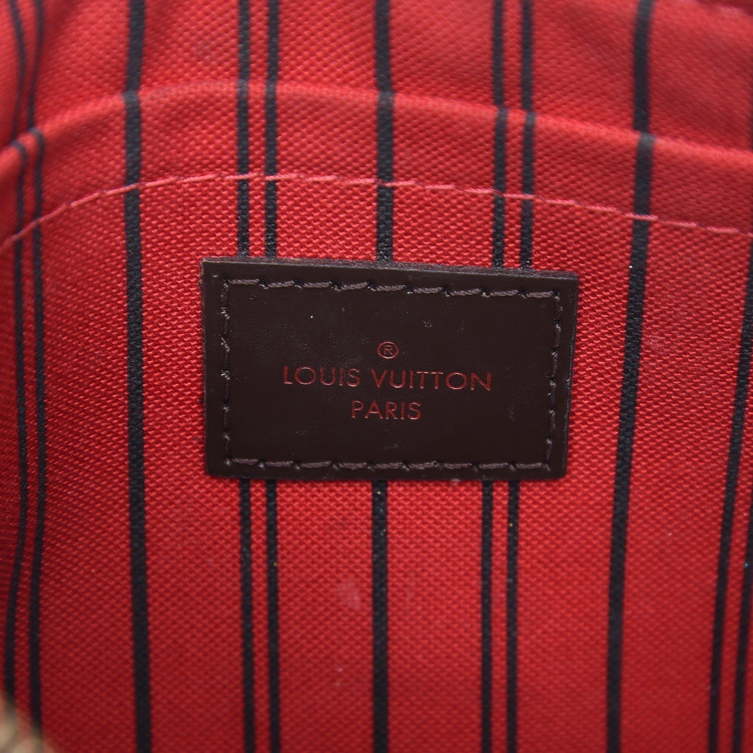 Louis Vuitton Damier Ebene Neverfull MM GM Pochette 6 of 9