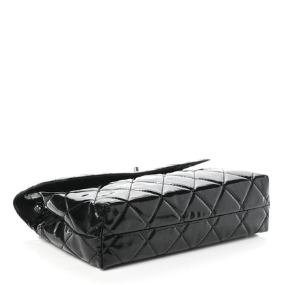 Chanel Vinyl Quilted In The Business Flap Bag Black 4 of 10