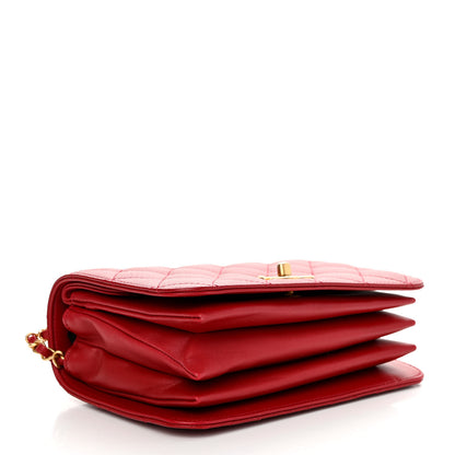 Chanel Caviar Quilted Mini Top Handle Flap Red 4 of 12