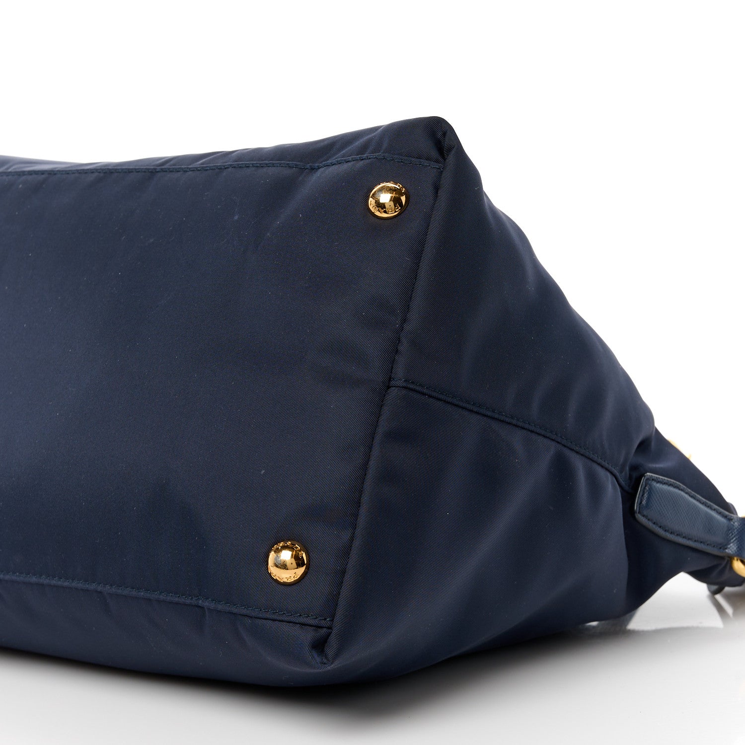 Prada Tessuto Nylon Saffiano Tote Royal Blue 10 of 11